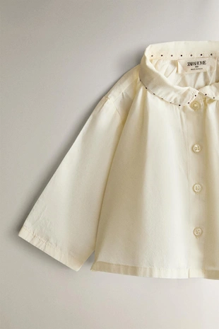 Рубашка для младенцев с отделкой- Заказать в России