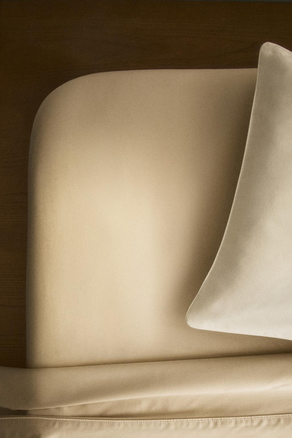 Простынь на резинке из сатина | 40 см (500 нитей)