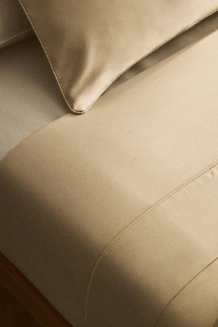 Простынь из сатина (500 нитей)- Заказать в России