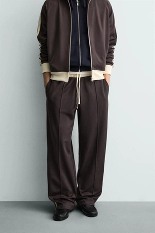 Джоггеры WIDE FIT с лампасами- Заказать в России