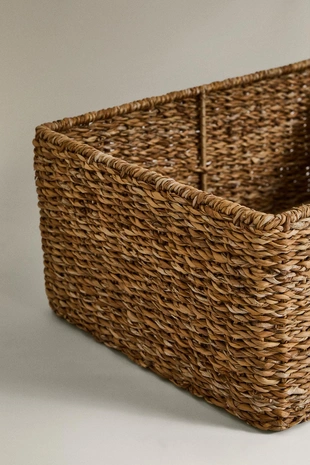 Корзина из морской травы с крышкой- Заказать в России