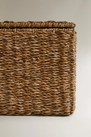 Корзина из морской травы с крышкой- Заказать в России