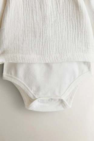 Детский боди из муслина- Заказать в России