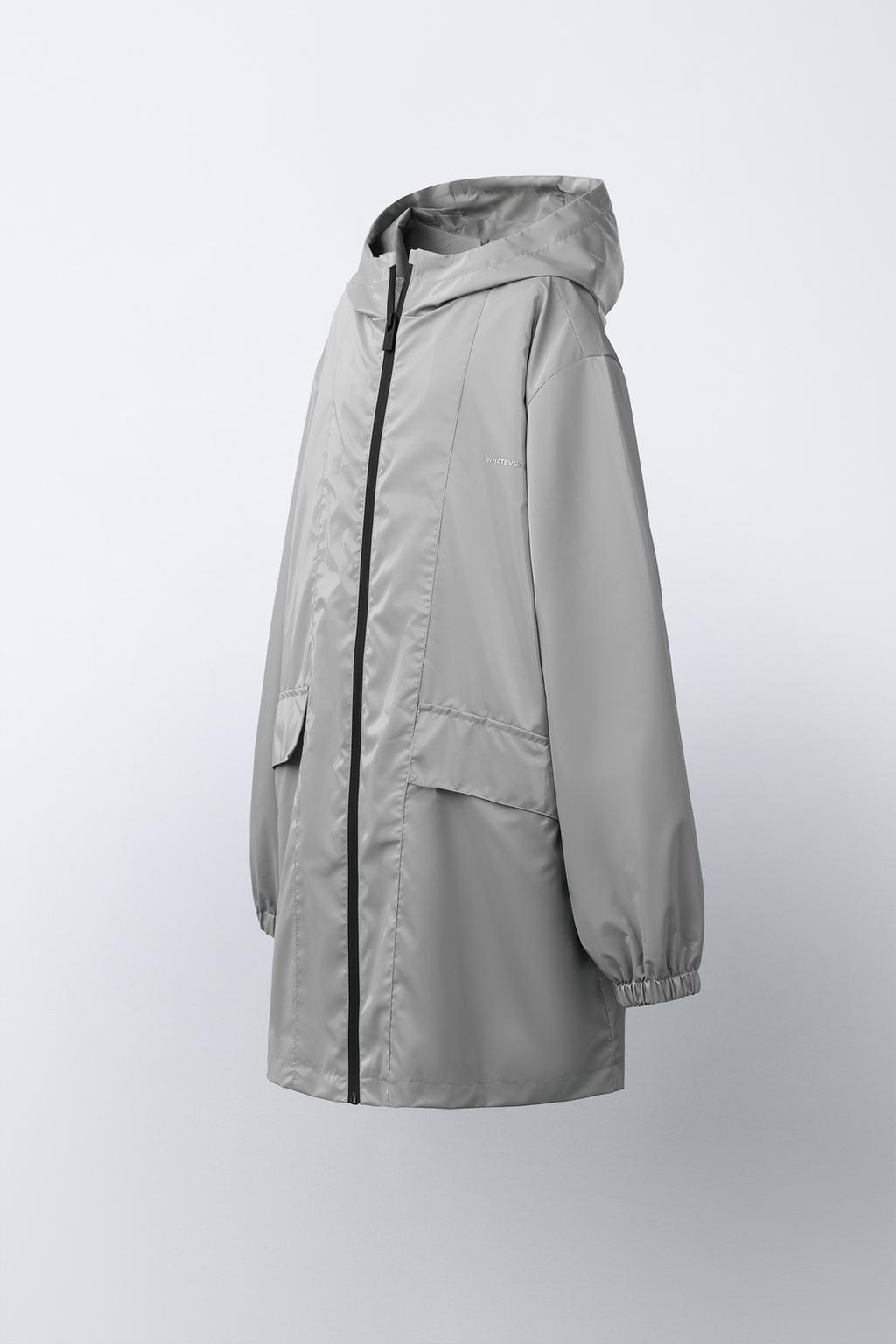 ПРОРЕЗИНЕННАЯ КУРТКА С КАПЮШОНОМ WATER REPELLENT