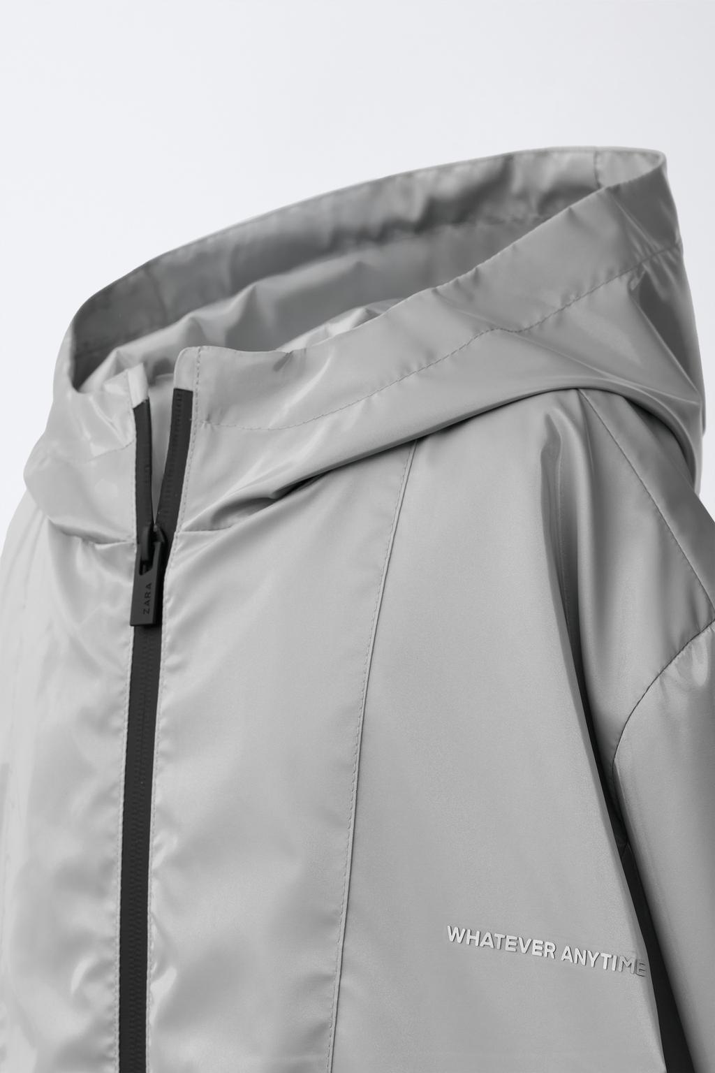 ПРОРЕЗИНЕННАЯ КУРТКА С КАПЮШОНОМ WATER REPELLENT