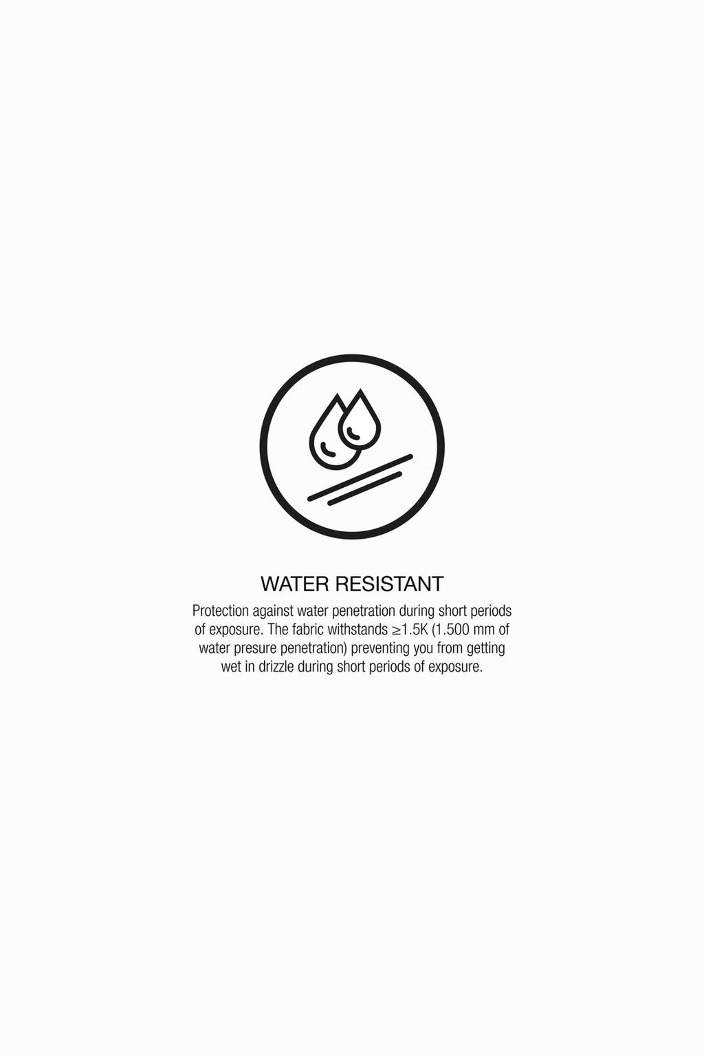 ПРОРЕЗИНЕННАЯ КУРТКА С КАПЮШОНОМ WATER REPELLENT