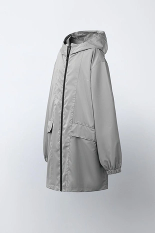 Прорезиненная куртка с капюшоном WATER REPELLENT- Заказать в России