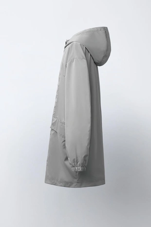 Прорезиненная куртка с капюшоном WATER REPELLENT- Заказать в России