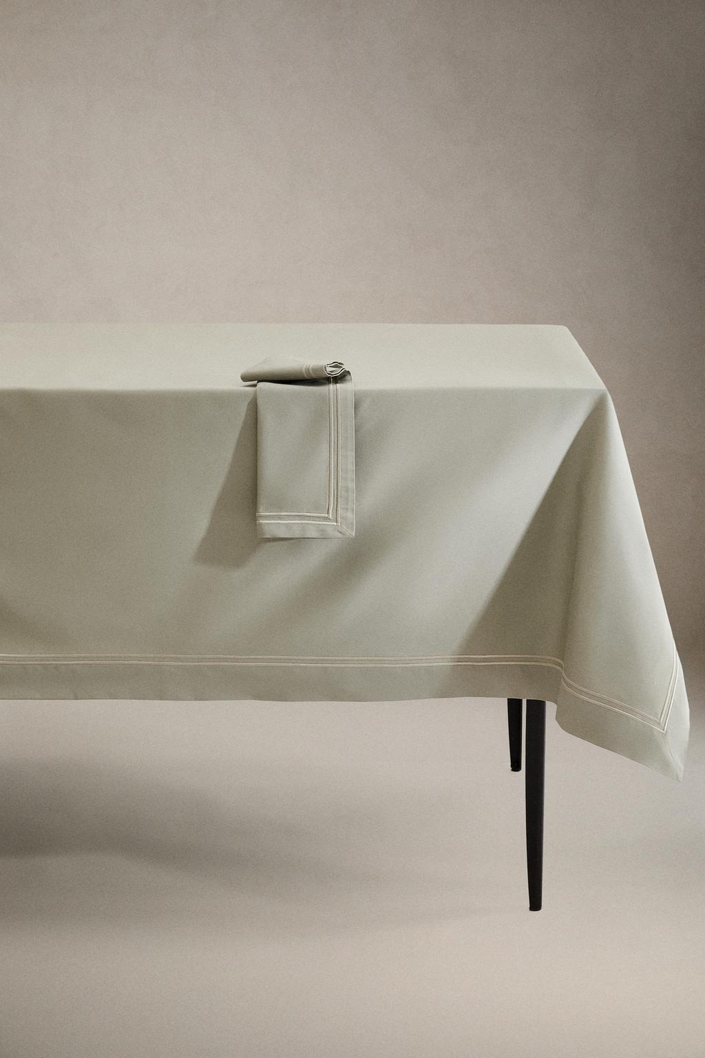 Скатерть из хб сатина с двойным краем