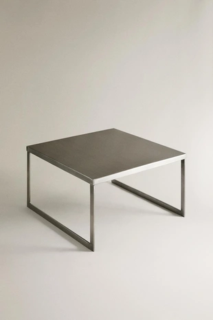 Квадратный столик из нержавеющей стали- Заказать в России