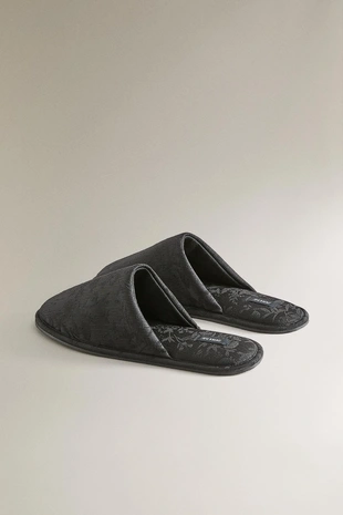 Туфли-мюли с жаккардовым узором- Заказать в России
