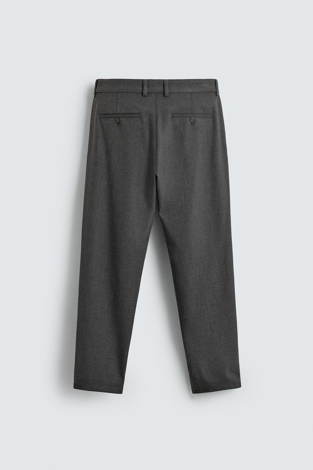 БРЮКИ ЧИНОС ИЗ КОМФОРТНОЙ РЕЛЬЕФНОЙ ТКАНИ