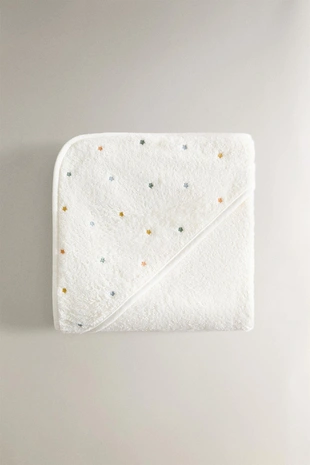 Детский полотенце с капюшоном в звездах- Заказать в России