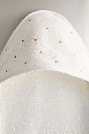 Детский полотенце с капюшоном в звездах- Заказать в России