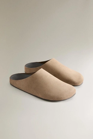 Мюли из расщипленной замши- Заказать в России