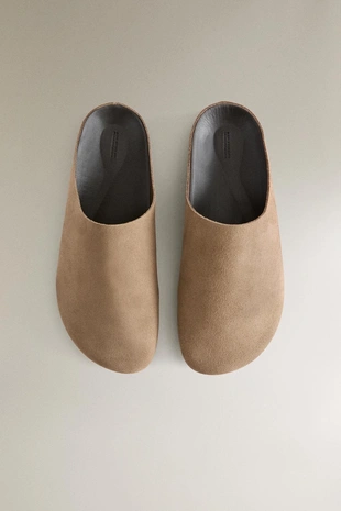 Мюли из расщипленной замши- Заказать в России