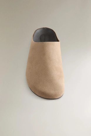 Мюли из расщипленной замши- Заказать в России