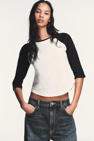 Джинсы TRF BAGGY BALLOON со средней посадкой