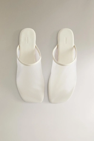 Туфли-мюли из сетчатой ткани- Заказать в России