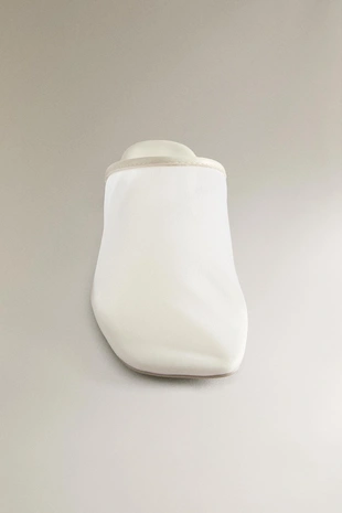 Туфли-мюли из сетчатой ткани- Заказать в России