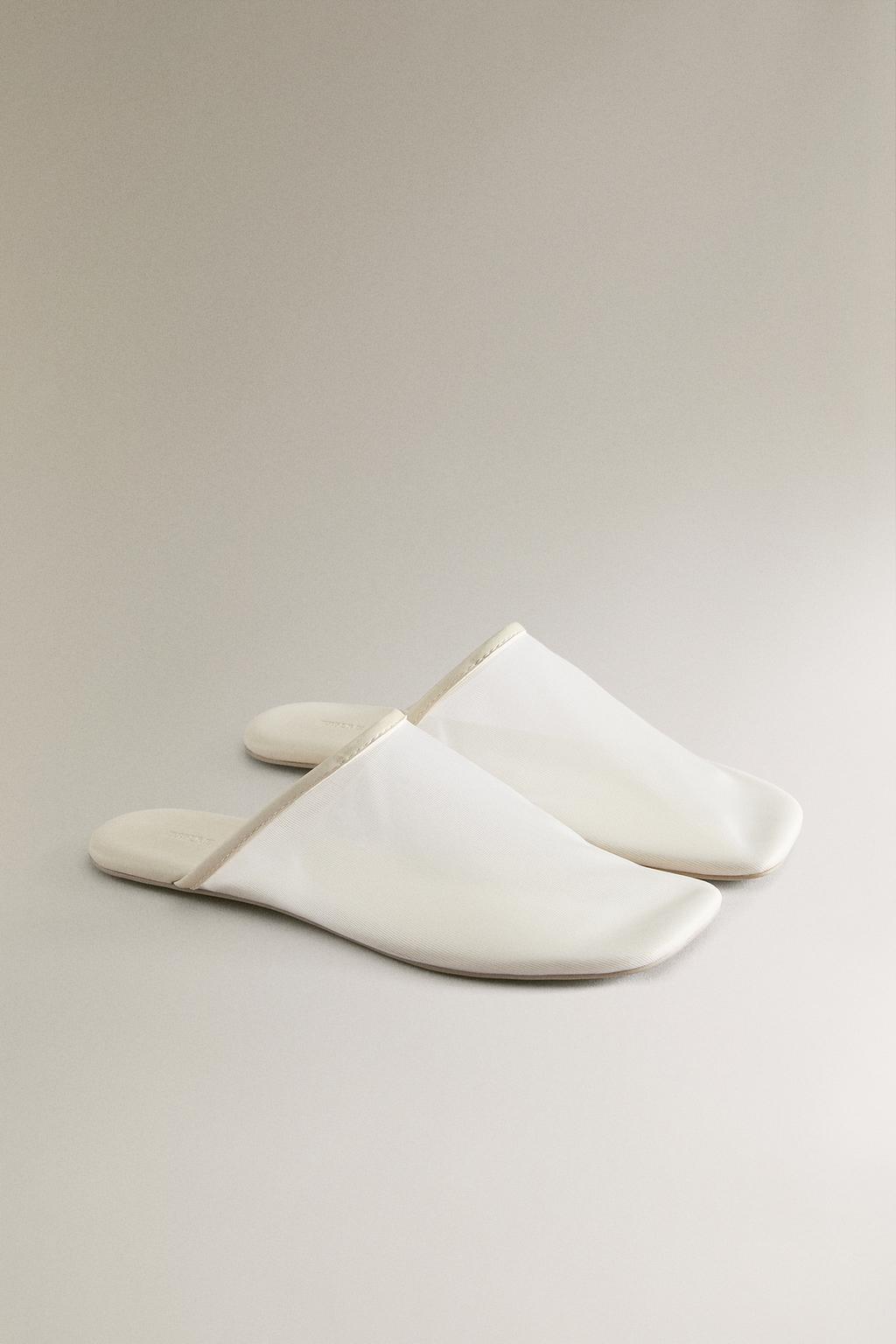 Туфли-мюли из сетчатой ткани