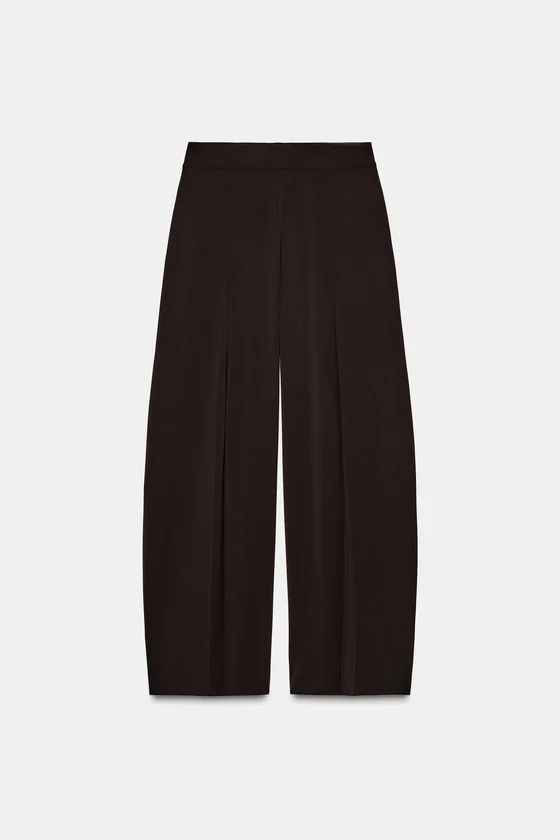 БРЮКИ  С ЗАЩИПАМИ — коллекция Zara «ZW»