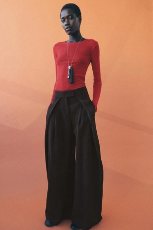 Брюки WIDE LEG с защипами — ZW COLLECTION