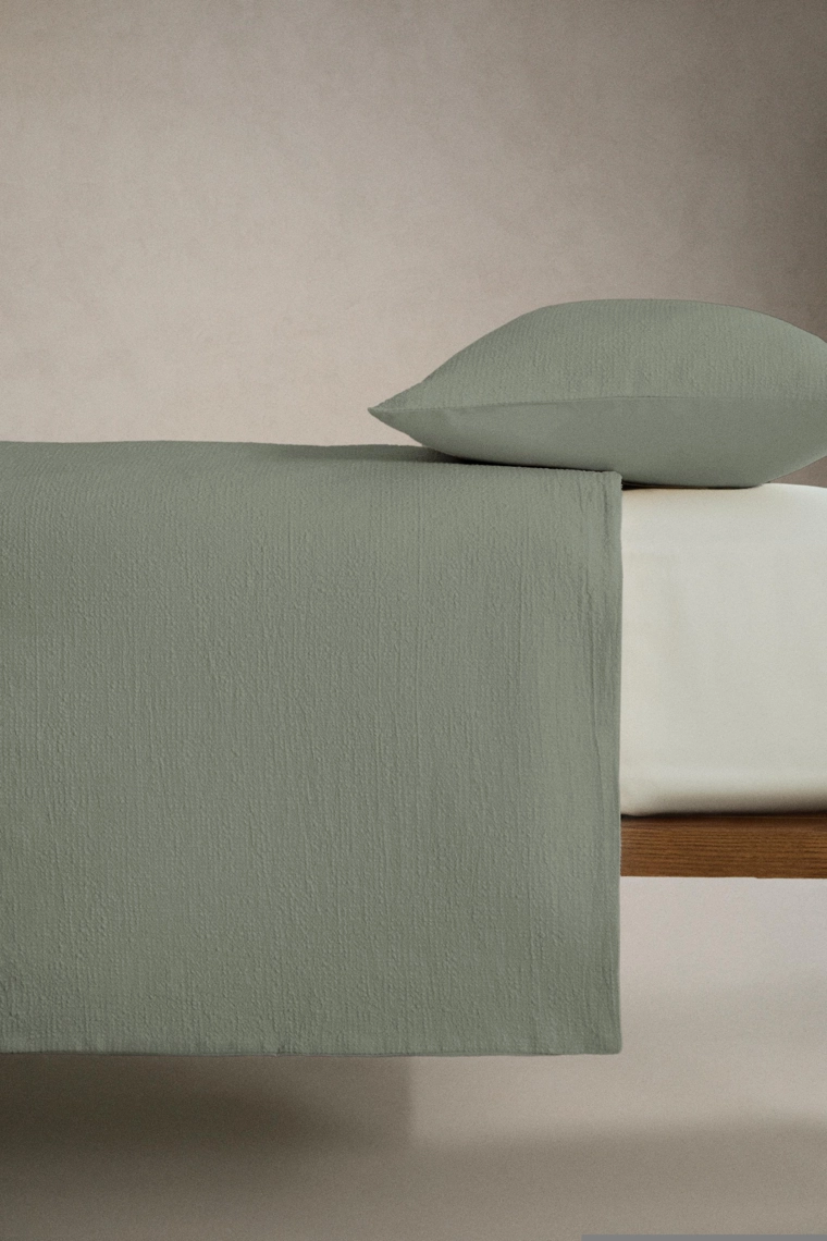 Покрывало для одеяла из хлопкового жаккарда с текстурой