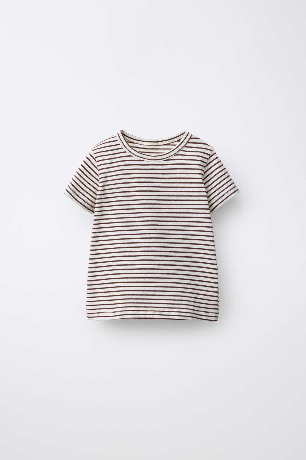 МЯГКАЯ ТКАНАЯ ФУТБОЛКА В ПОЛОСКУ