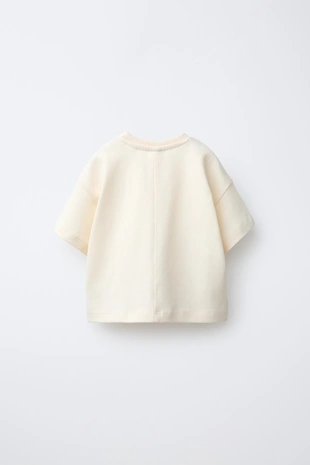 Однотонная футболка из ткани INTERLOCK- Заказать в России