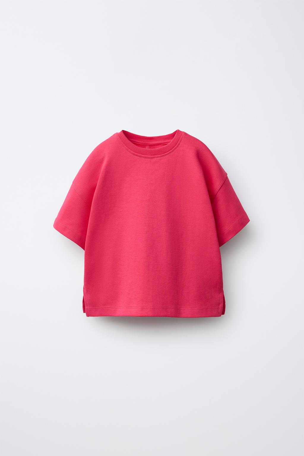 ОДНОТОННАЯ ФУТБОЛКА ИЗ ТКАНИ INTERLOCK