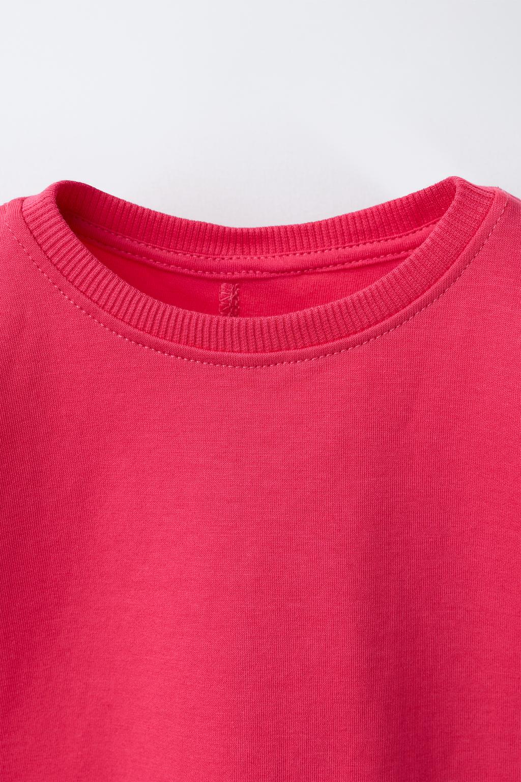 ОДНОТОННАЯ ФУТБОЛКА ИЗ ТКАНИ INTERLOCK