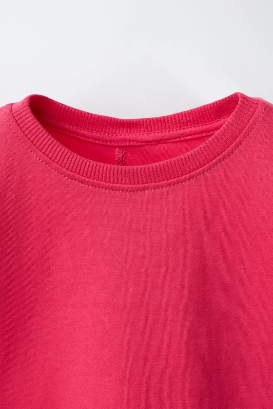 ОДНОТОННАЯ ФУТБОЛКА ИЗ ТКАНИ интерлок