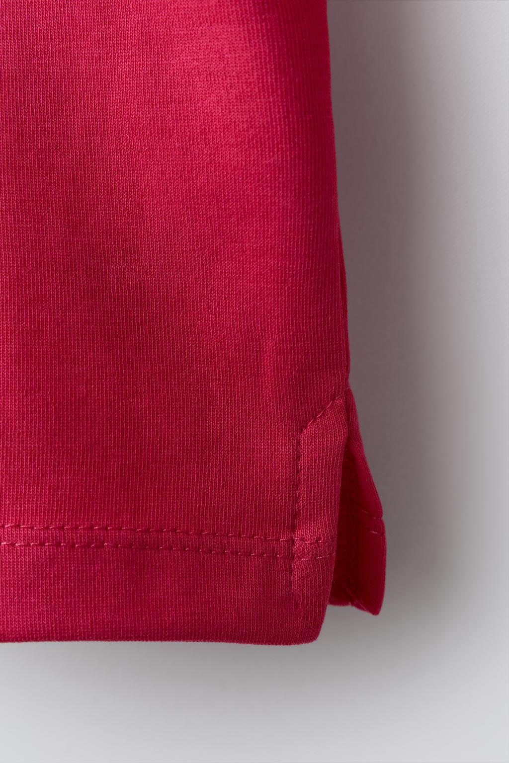 ОДНОТОННАЯ ФУТБОЛКА ИЗ ТКАНИ INTERLOCK