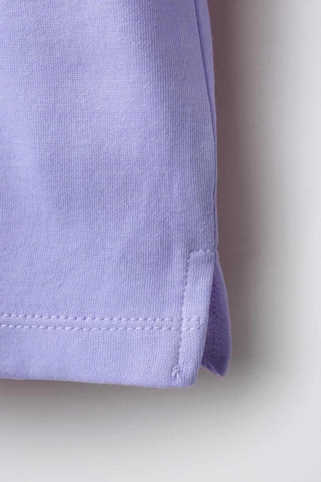 ОДНОТОННАЯ ФУТБОЛКА ИЗ ИНТЕРЛОКА