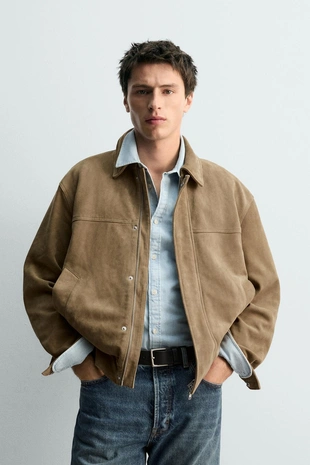 Замшевая куртка из кожи — LIMITED EDITION- Заказать в России