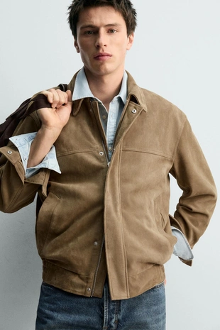 Замшевая куртка из кожи — LIMITED EDITION- Заказать в России