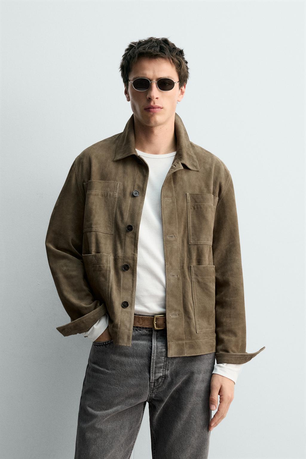 ЗАМШЕВАЯ КУРТКА С КАРМАНАМИ — LIMITED EDITION