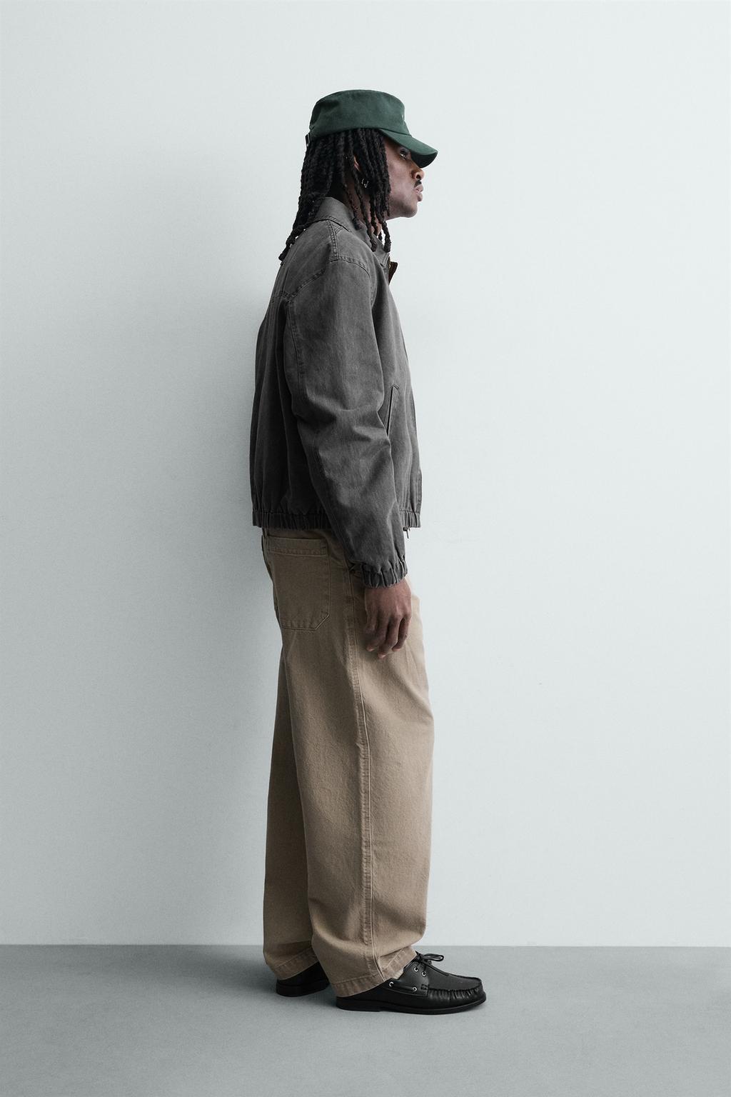 КУРТКА ИЗ ИСКУССТВЕННОЙ ЗАМШИ С ЭФФЕКТОМ ПОТЕРТОСТИ