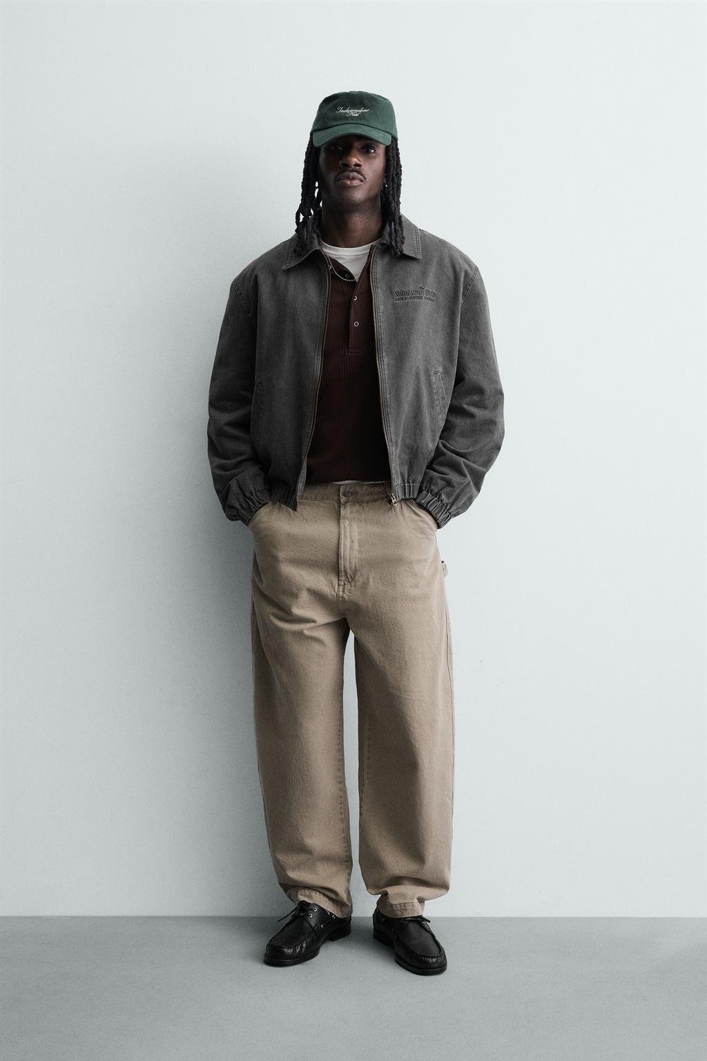 КУРТКА ИЗ ИСКУССТВЕННОЙ ЗАМШИ С ЭФФЕКТОМ ПОТЕРТОСТИ