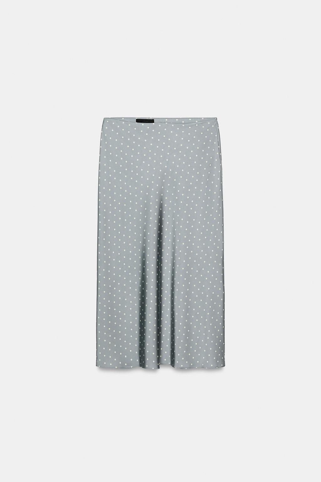 АТЛАСНАЯ ЮБКА МИДИ