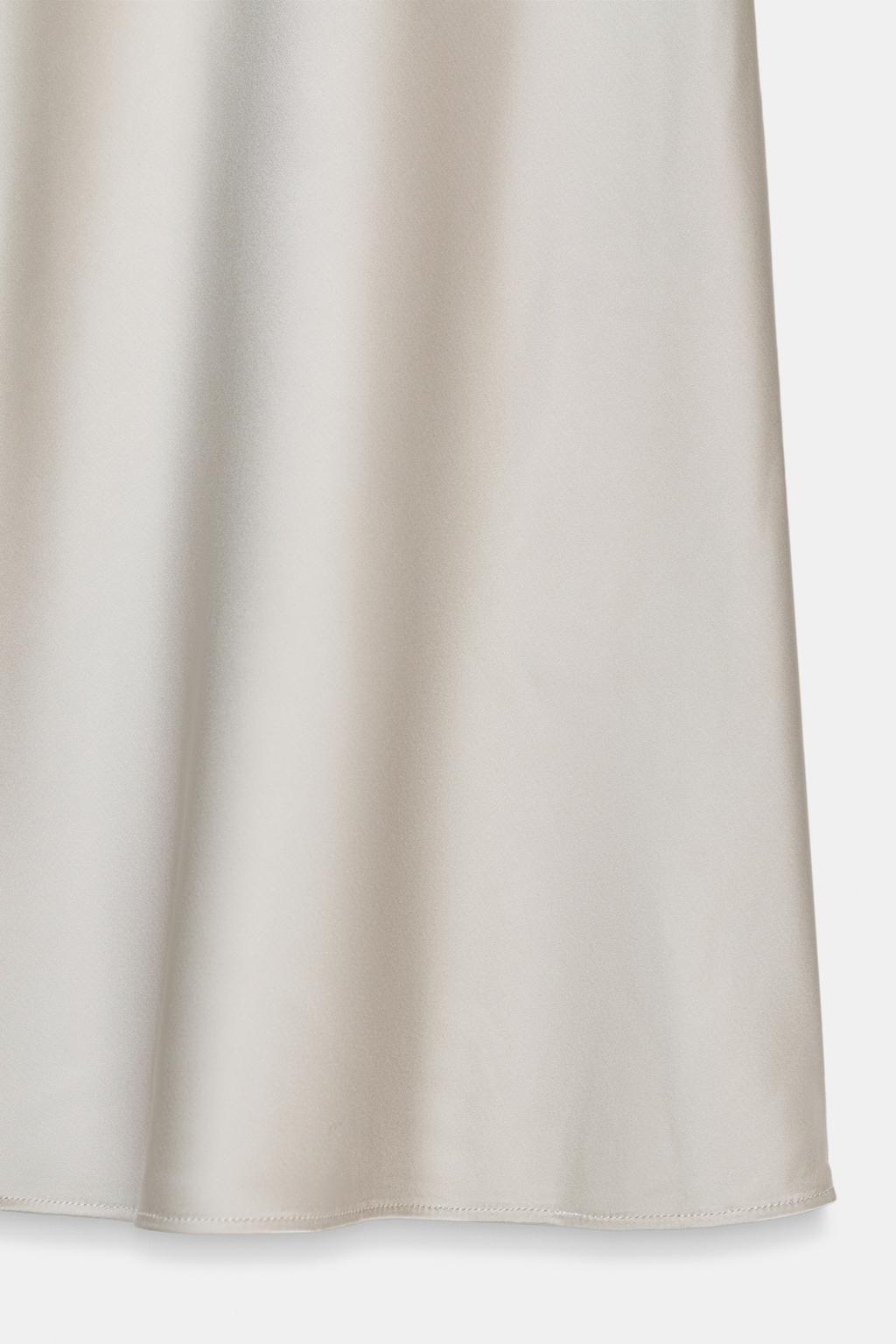 АТЛАСНАЯ ЮБКА МИДИ