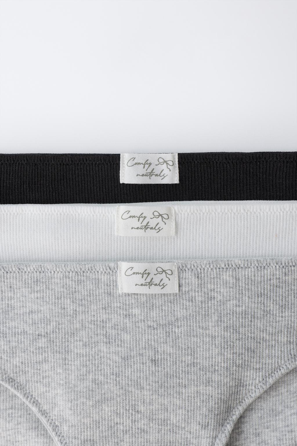 9-14 ЛЕТ/НАБОР ИЗ ТРЕХ ТРУСОВ С ЭТИКЕТКОЙ