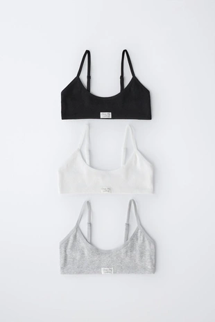 9-14 лет/ набор из трех топов с этикеткой- Заказать в России