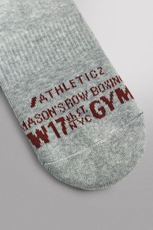 Набор из 2 пар носков в рубчик с вышивкой- Заказать в России