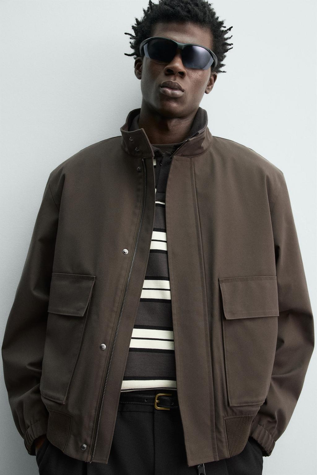 КУРТКА ИЗ ВЫСОКОТЕХНОЛОГИЧНОЙ ТКАНИ СО СЪЕМНЫМ ЖИЛЕТОМ