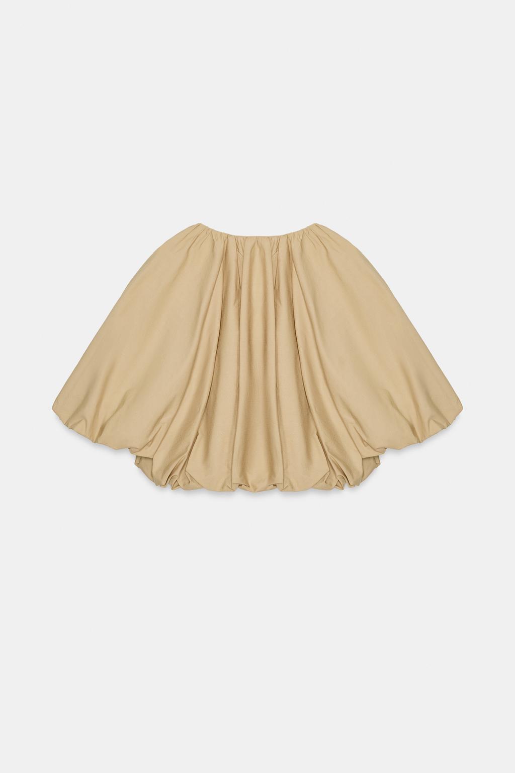 УКОРОЧЕННЫЙ ТОП-БАЛЛОН ИЗ ПОПЛИНА