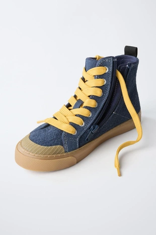 Спортивные кожаные ботинки- Заказать в России