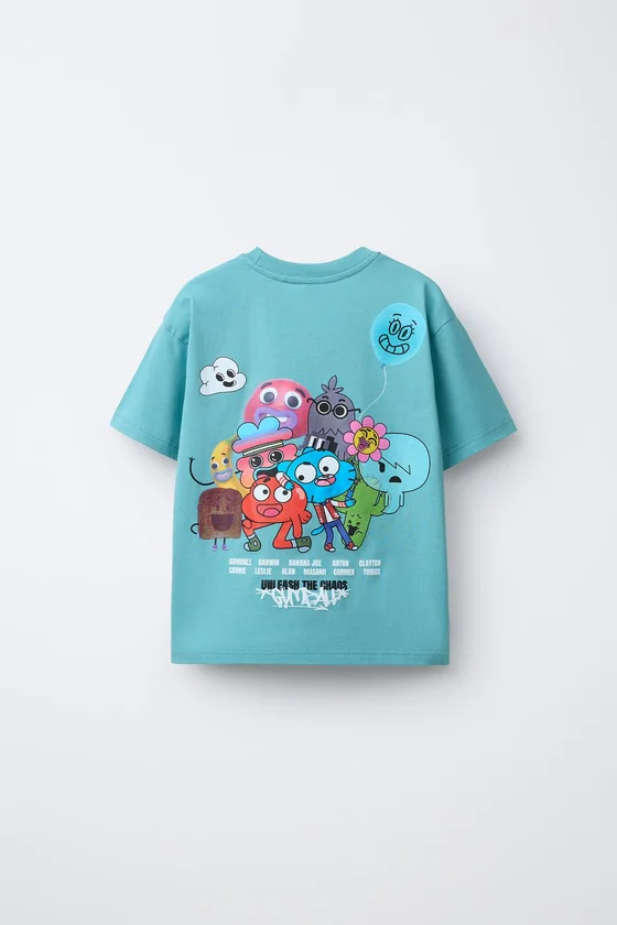 ФУТБОЛКА С ПРИНТОМ GUMBALL CARTOON NETWORK™