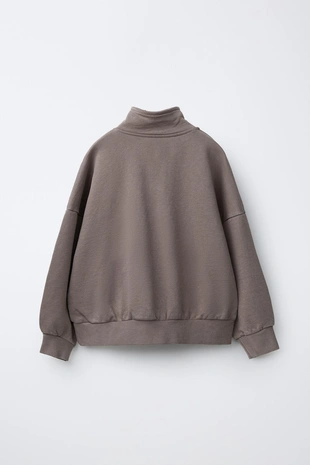 Толстовка из мягкой ткани с надписью- Заказать в России